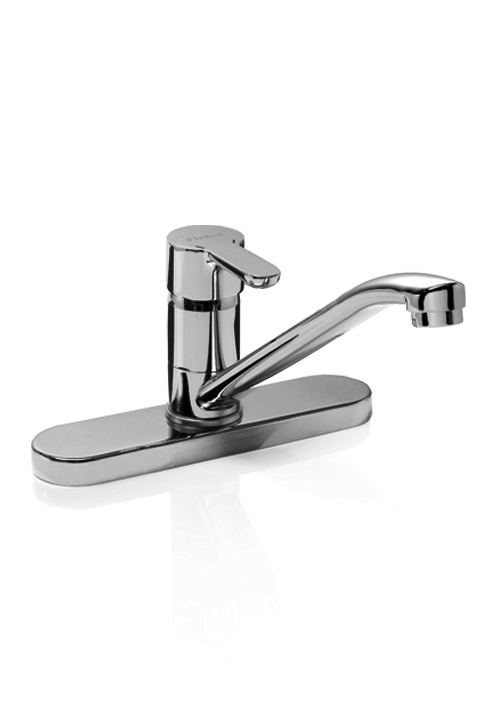 [24229] GRIFERÍA MONOCOMANDO EMBLEM COCINA CON BASE CROMO - PIAZZA [10015]