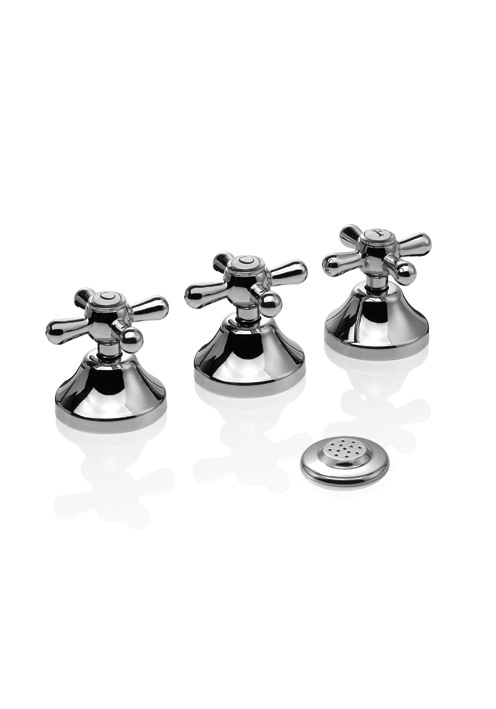 [24289] GRIFERÍA BICOMANDO CONVENCIONAL VILLAGE BIDET CON TRANSFERENCIA CROMO PIAZZA [31404]