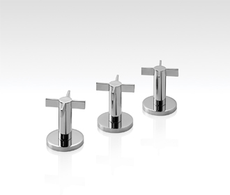 [24321] GRIFERÍA BICOMANDO CIERRE CERAMICO GUILTY CRUZ BIDET CON TRANSFERENCIA CROMO PIAZZA [22404]