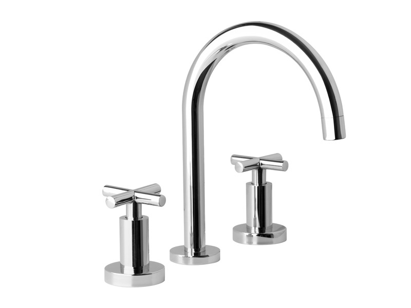 [24352] GRIFERÍA BICOMANDO CIERRE CERAMICO NOVARA LAVATORIO CROMO PIAZZA [21001]