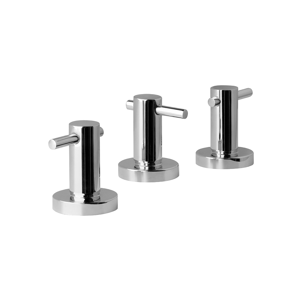 [24368] GRIFERÍA BICOMANDO CIERRE CERAMICO VECTRA BIDET CON TRANSFERENCIA CROMO PIAZZA [22704]