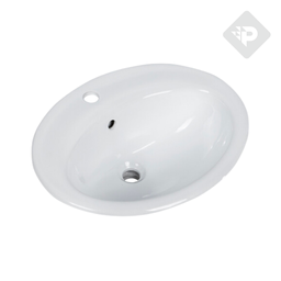 [24435] BACHA DE PORCELANA SOBREMESADA (56x48,5x21) - 1 AGUJERO PIAZZA [S105]