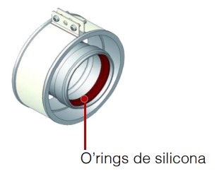 [25563] KIT UNION TUBOS COAXIALES Ø60/100 - PEISA [10001382]