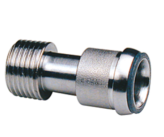 [25573] RACOR TELESCOPICO EN LATON CROMADO 1/2" GIACOMINI COD R173X003 - LA