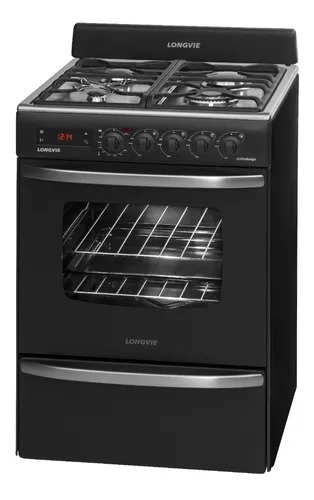 [25586] COCINA PREMIUM A GAS LONGVIE 56CM - GRAFITO -EFICIENCIA A++ [21501G]