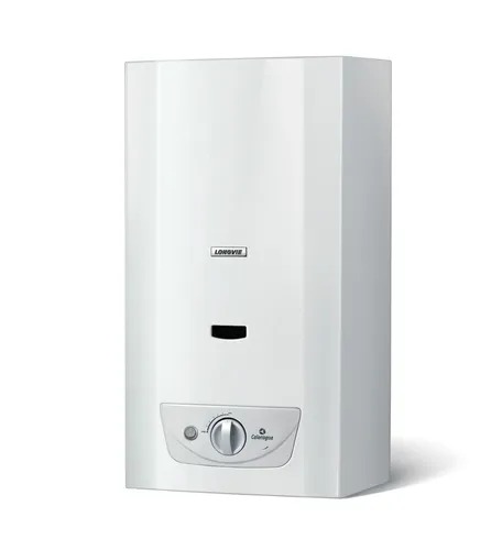 [25612] CALEFÓN A GAS LONGVIE 12 LITROS - TIRO NATURAL - SIN LLAMA PILOTO [CN412SS-N/E]