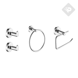 [25637] ACCESORIO SENSUS SET 4 PIEZAS CROMO PIAZZA [73228]