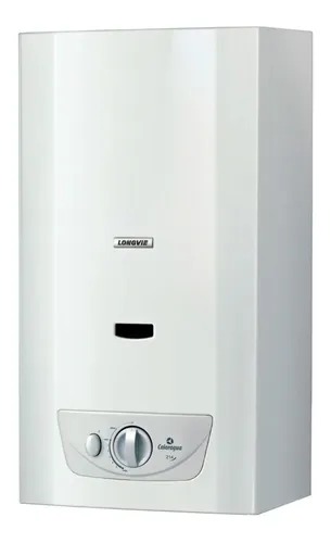 [25678] CALEFÓN A GAS LONGVIE 14 LITROS - TIRO BALANCEADO - VENTILACION LATERAL IZQUIERDA [CB214SFI-N/E]