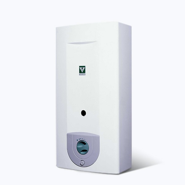 [25880] CALEFON 12Lts BLANCO GN/TN - ENCENDIDO MANUAL - VOLCAN [313BFV]