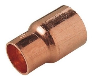 [25986] CUPLA REDUCCION DE COBRE 1/2" a 1/4" - PARA SOLDAR