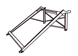 [26035] ESTRUCTURA PARA TERMOTANQUE SOLAR PRESURIZADO 300LTS - PEISA [10001603]